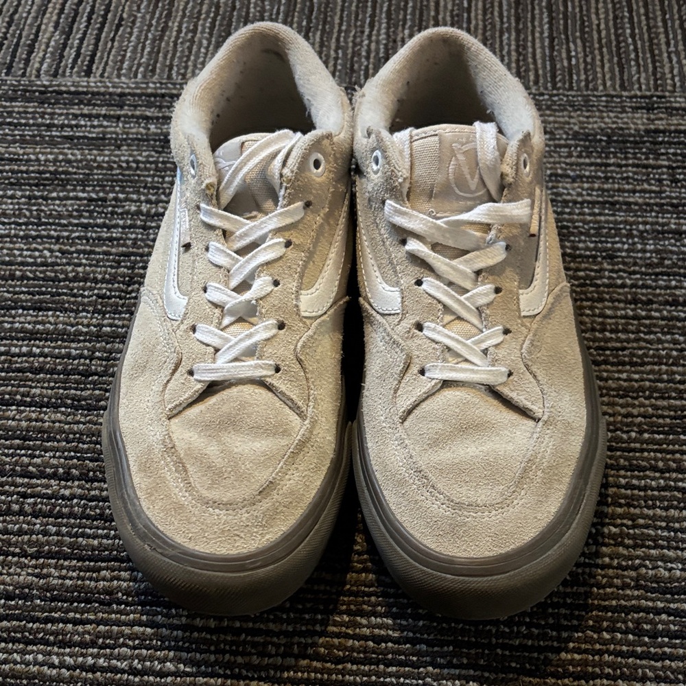Vans Men's Beige Suede Sneakers